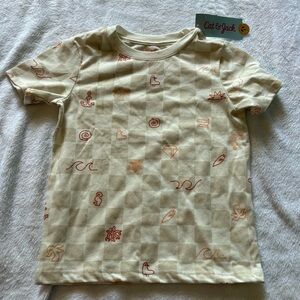 Cat & Jack Kids' Cream Graphic T-Shirt